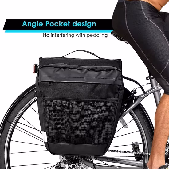 Stylish Bicycle Luggage Motorcycle Soft Customized Waterproof Side Pannier Bag
